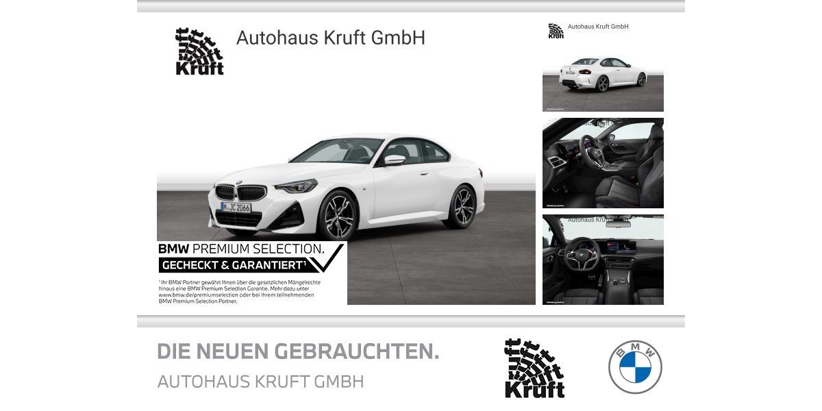BMW 218 13.762 km 33.780 &euro; Oberhausen 46117