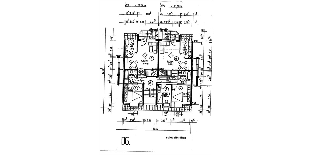 Etagenwohnung Rheinberg Budberg - 3 Zimmer, 90 m&sup2;, 175.000&euro; | Angebot:25777852