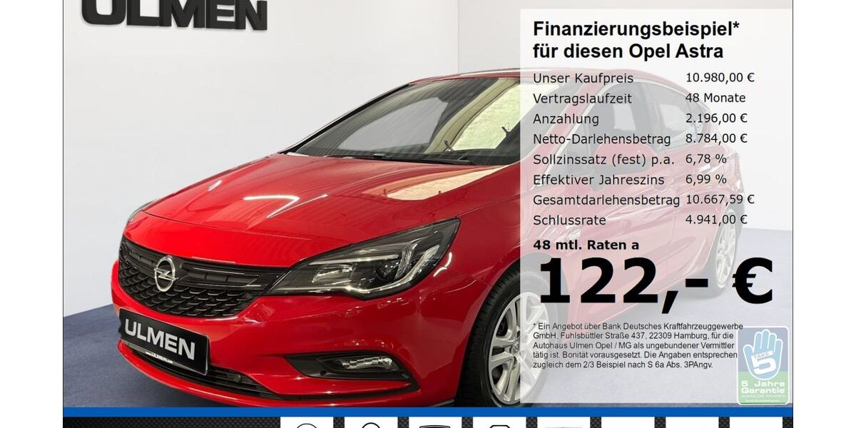 Opel Astra 100.615 km 10.444 &euro; Düsseldorf 40231