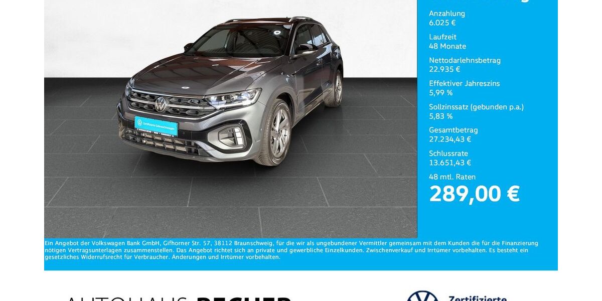 VW T-Roc 50.165 km 28.960 &euro; Wesel 46485