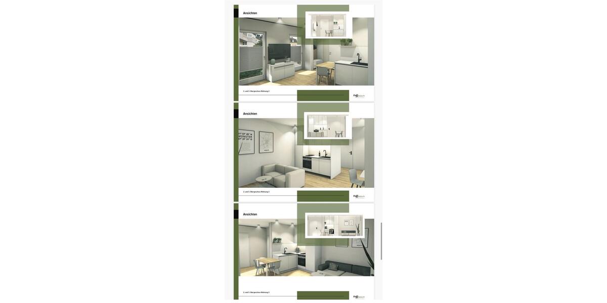 Etagenwohnung Duisburg Rheinhausen - 1.5 Zimmer, 50 m&sup2;, 875&euro; | Angebot:26633211