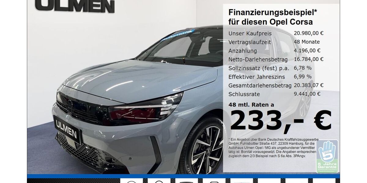 Opel Corsa 9.920 km 20.980 &euro; Düsseldorf 40231