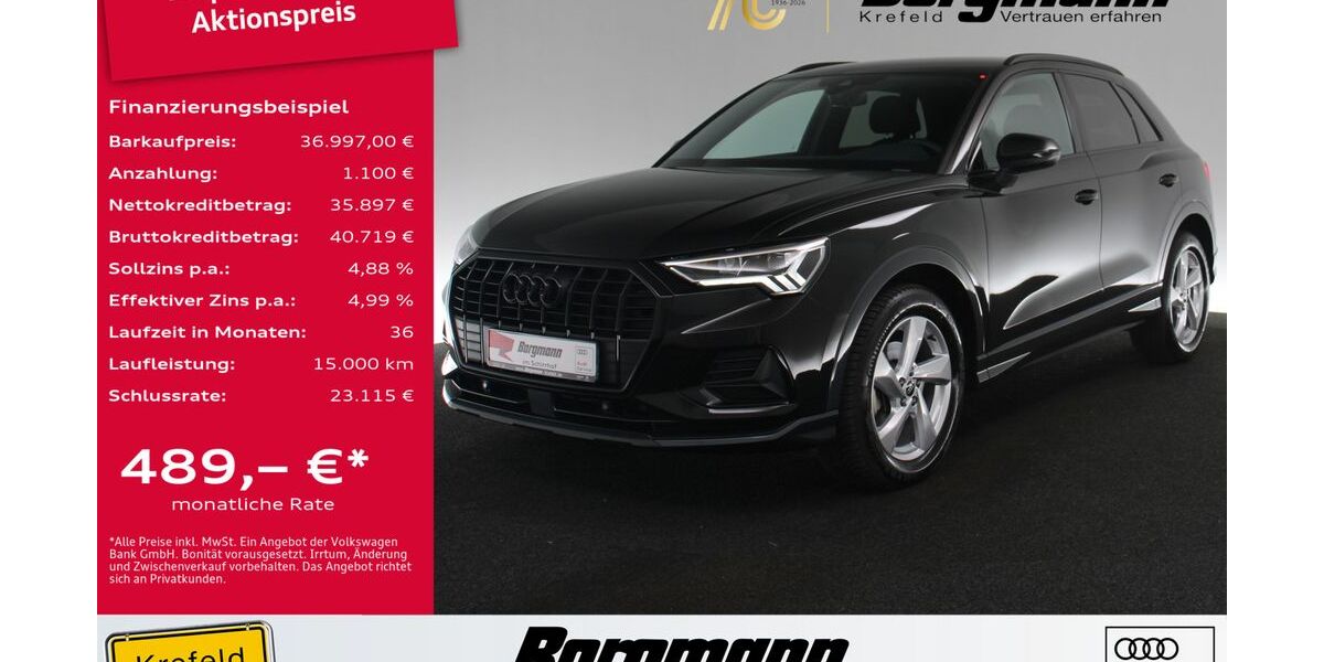 Audi Q3 11.750 km 35.997 &euro; Krefeld 47803