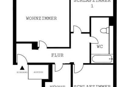 Wohnung Düsseldorf / Mörsenbroich Mörsenbroich - 3 Zimmer, 75 m&sup2;, 975&euro; | Angebot:25803070