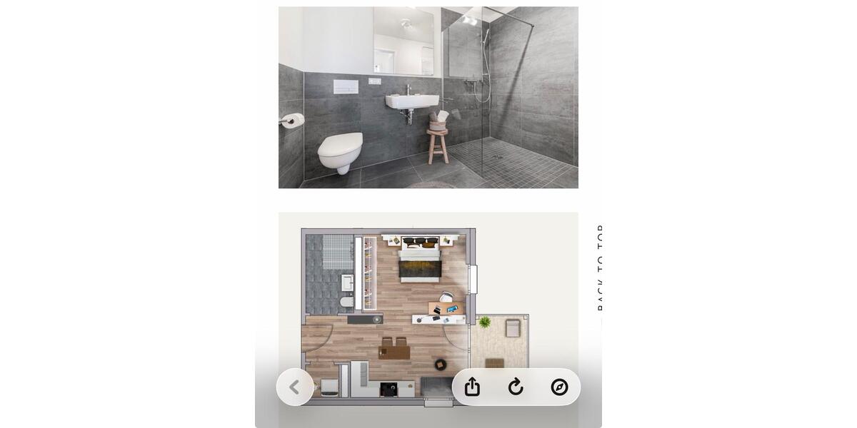 Etagenwohnung Xanten - 1 Zimmer, 38 m&sup2;, 725&euro; | Angebot:26384302