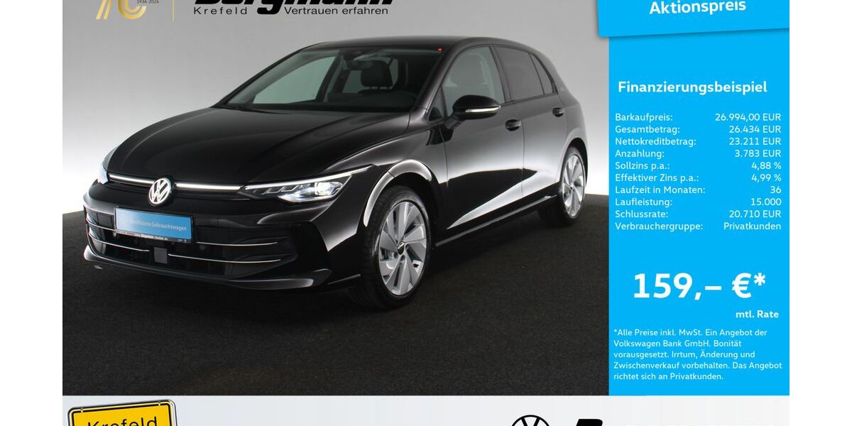 VW Golf 13.670 km 26.994 &euro; Krefeld 47803