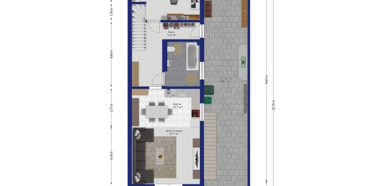 Mehrfamilienhaus, Wohnhaus Geldern - 7 Zimmer, 200 m&sup2;, 299.000&euro; | Angebot:25744053