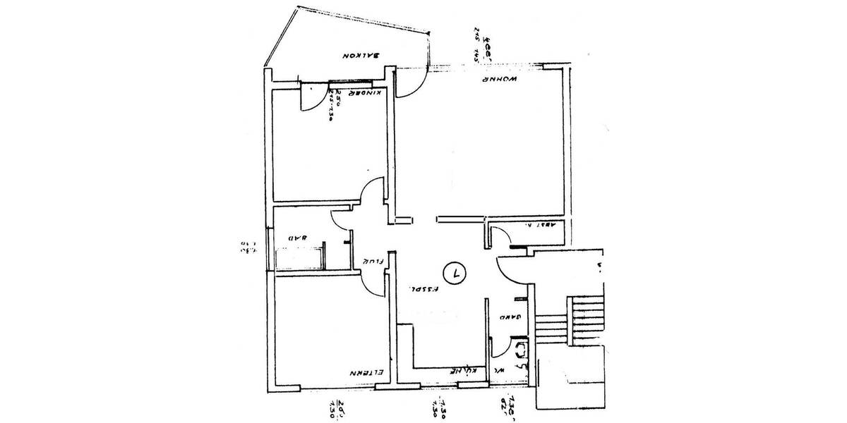 Etagenwohnung Gladbeck Mitte - 3 Zimmer, 101 m&sup2;, 990&euro; | Angebot:26036996