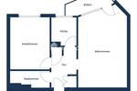 Etagenwohnung Düsseldorf Rath - 2 Zimmer, 44 m&sup2;, 162.000&euro; | Angebot:26740733