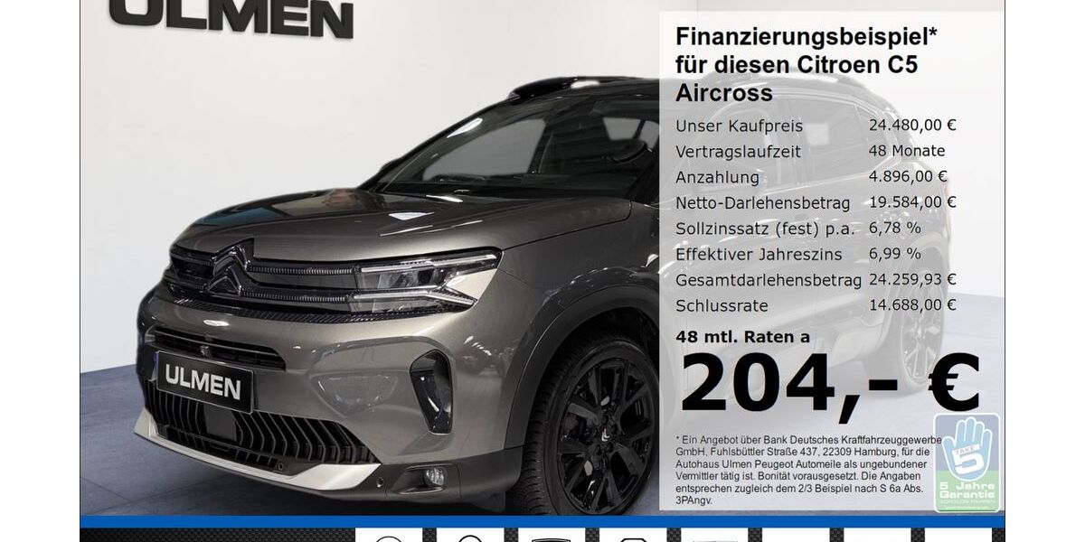 Citroen C5 Aircross 8.260 km 24.480 &euro; Düsseldorf 40233