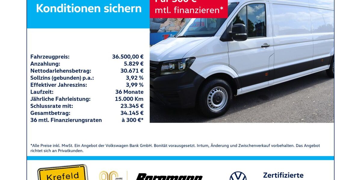 VW Crafter 41.863 km 34.900 &euro; Krefeld 47803