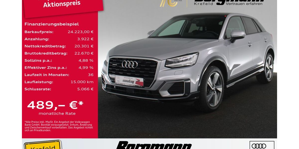 Audi Q2 72.100 km 24.223 &euro; Krefeld 47803