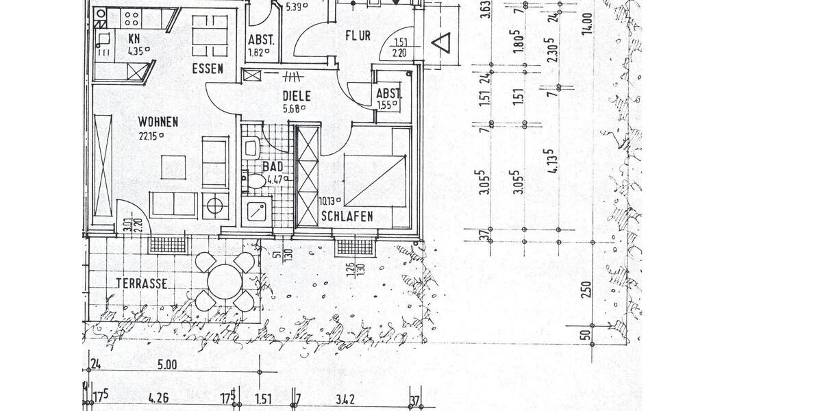 Erdgeschoßwohnung Wachtendonk - 2 Zimmer, 52 m&sup2;, 570&euro; | Angebot:25907673
