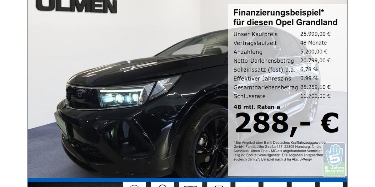 Opel Grandland (X) 29.060 km 24.999 &euro; Düsseldorf 40231
