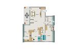 Dachgeschoßwohnung Kamp-Lintfort Lintfort - 2.5 Zimmer, 65 m&sup2;, 359&euro; | Angebot:26702979