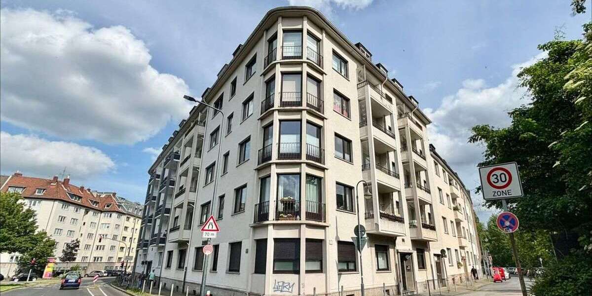 Etagenwohnung Düsseldorf Düsseltal - 1 Zimmer, 36 m&sup2;, 126.000&euro; | Angebot:26737182