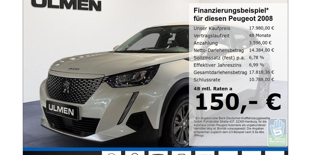 Peugeot 2008 15.253 km 17.980 &euro; Düsseldorf 40233