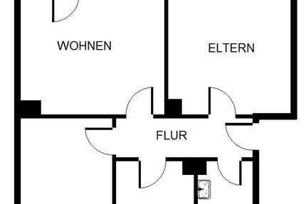 Wohnung Gelsenkirchen Scholven - 3 Zimmer, 57 m&sup2;, 459&euro; | Angebot:25768539