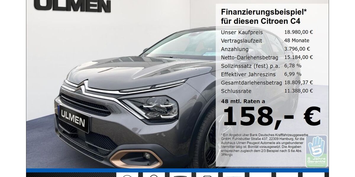 Citroen C4 14.500 km 18.980 &euro; Düsseldorf 40233