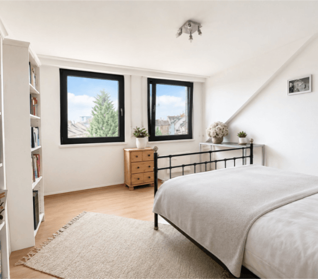 Etagenwohnung Düsseldorf Flingern Süd - 4 Zimmer, 93 m&sup2;, 395.000&euro; | Angebot:27097378