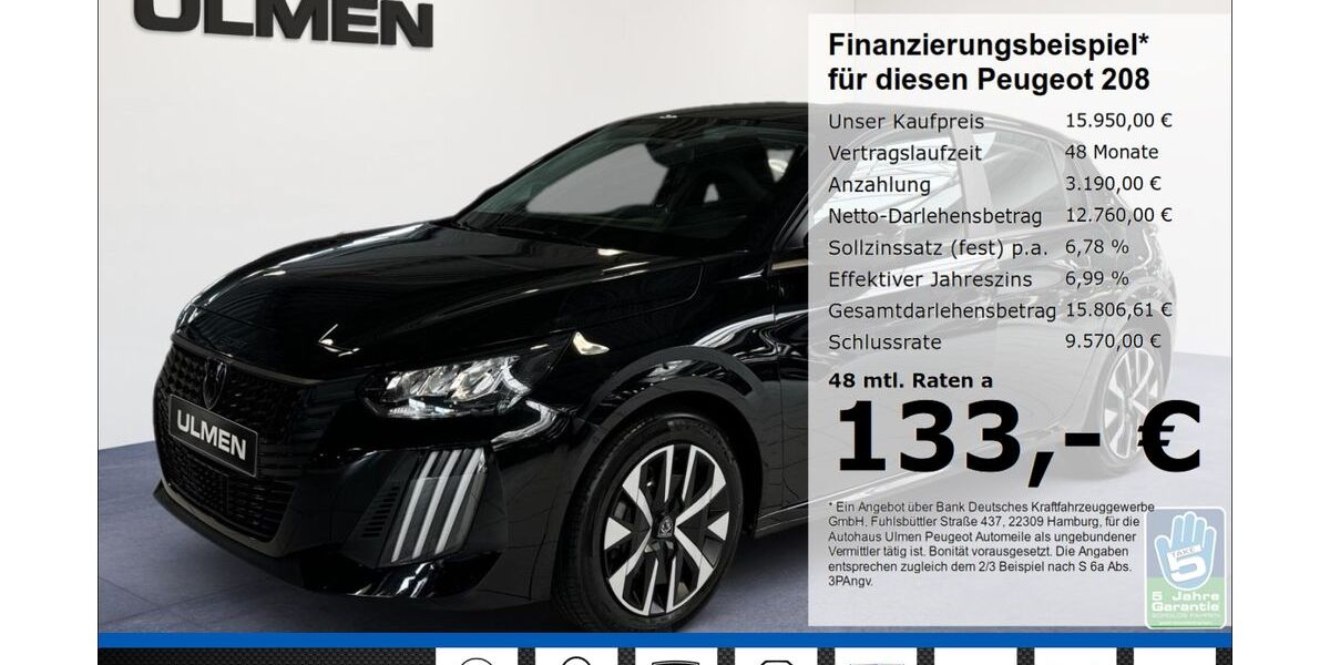 Peugeot 208 23.128 km 15.950 &euro; Düsseldorf 40233