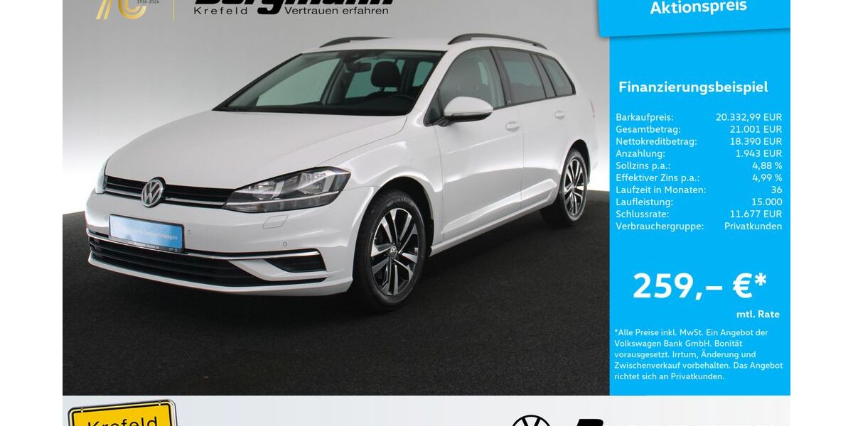 VW Golf 45.315 km 20.333 &euro; Krefeld 47803