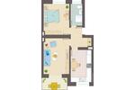 Etagenwohnung Essen Stadtbezirk III - 2 Zimmer, 52 m&sup2;, 500&euro; | Angebot:26048260