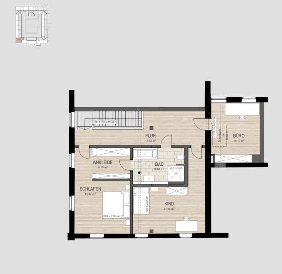 Etagenwohnung Willich Schiefbahn - 3 Zimmer, 187 m&sup2;, 1.345.317&euro; | Angebot:25685696