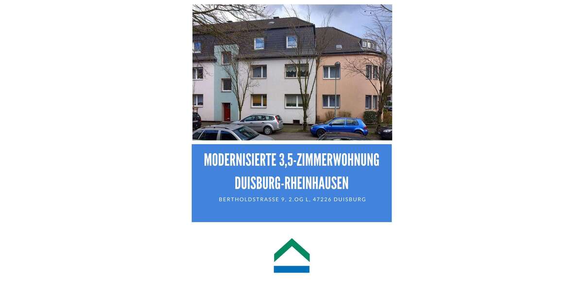 Etagenwohnung Duisburg Rheinhausen - 3.5 Zimmer, 77 m&sup2;, 670&euro; | Angebot:26016556