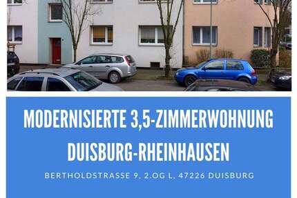 Wohnung Duisburg Rheinhausen - 3.5 Zimmer, 77 m&sup2;, 670&euro; | Angebot:26016556