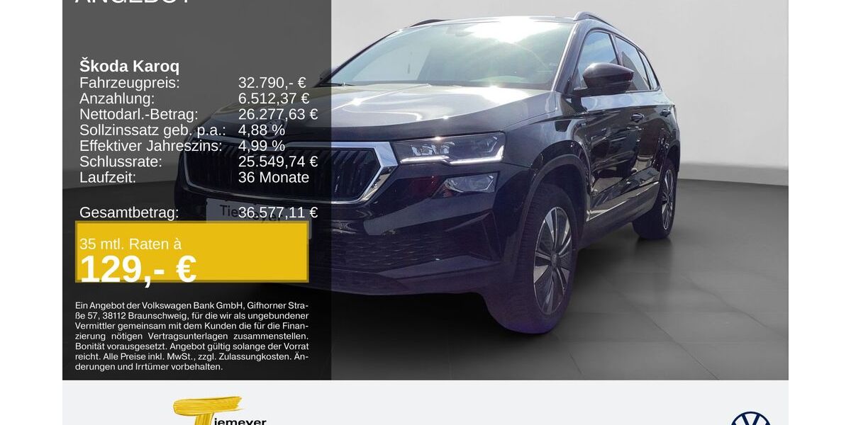 Skoda Karoq 27.337 km 32.790 &euro; Oberhausen 46047