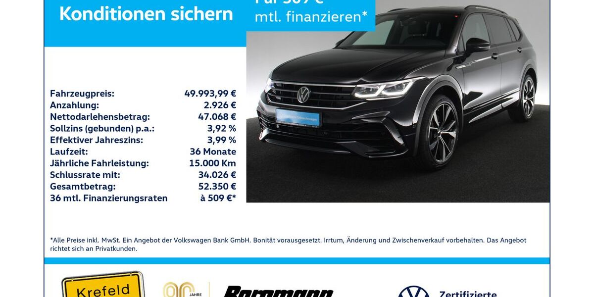 VW Tiguan Allspace 16.136 km 48.996 &euro; Krefeld 47803