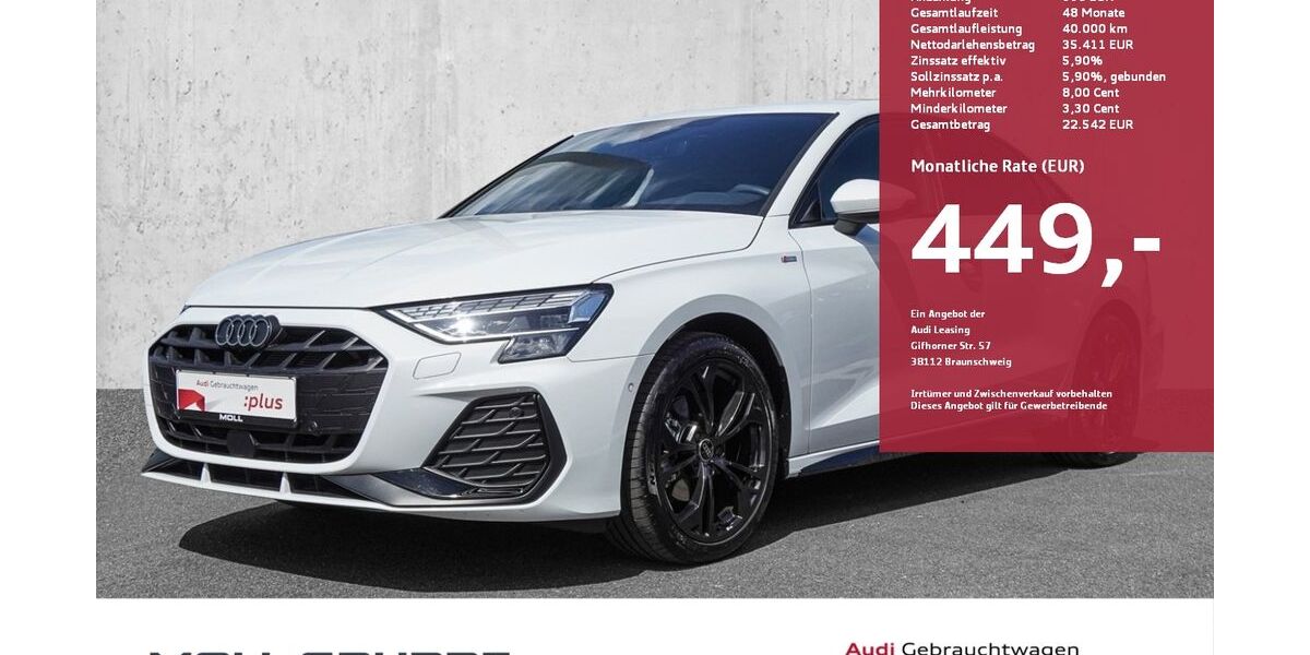 Audi A3 10.000 km 43.990 &euro; Düsseldorf 40549