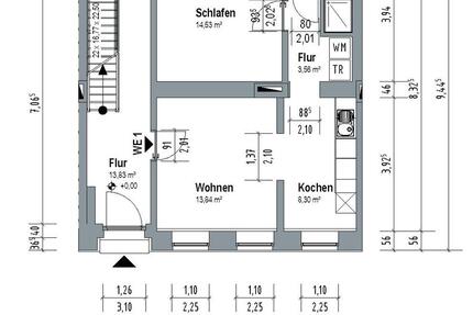 Wohnung Krefeld - 2 Zimmer, 44 m&sup2;, 440&euro; | Angebot:26563165
