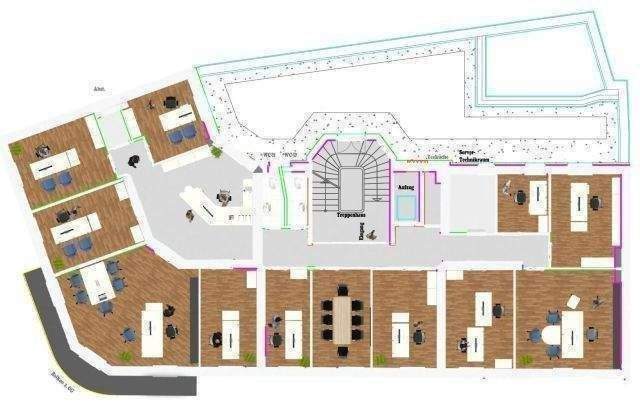 Gewerbeobjekt Düsseldorf Stadtmitte - 1 Zimmer, 230 m&sup2;, 3.105&euro; | Angebot:25820122