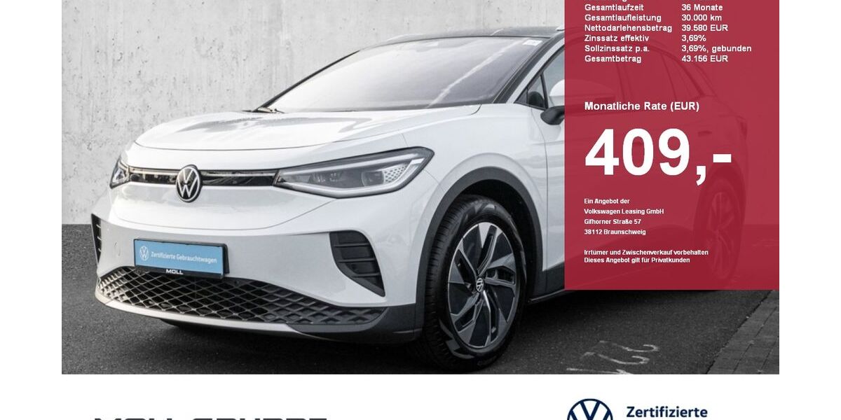 VW ID.4 7.186 km 38.240 &euro; Düsseldorf 40474