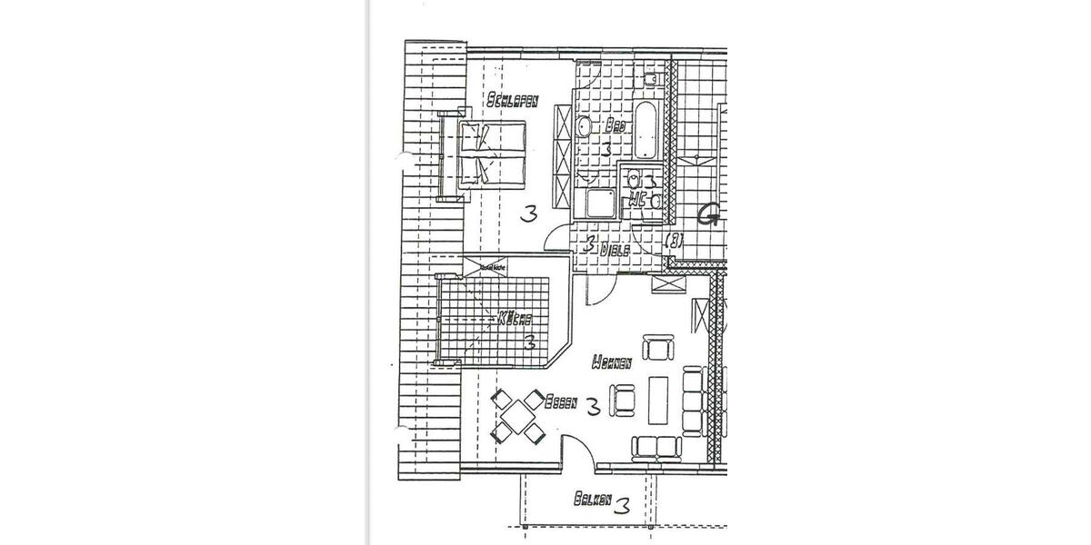 Etagenwohnung Geldern - 2 Zimmer, 70 m&sup2;, 660&euro; | Angebot:26577522