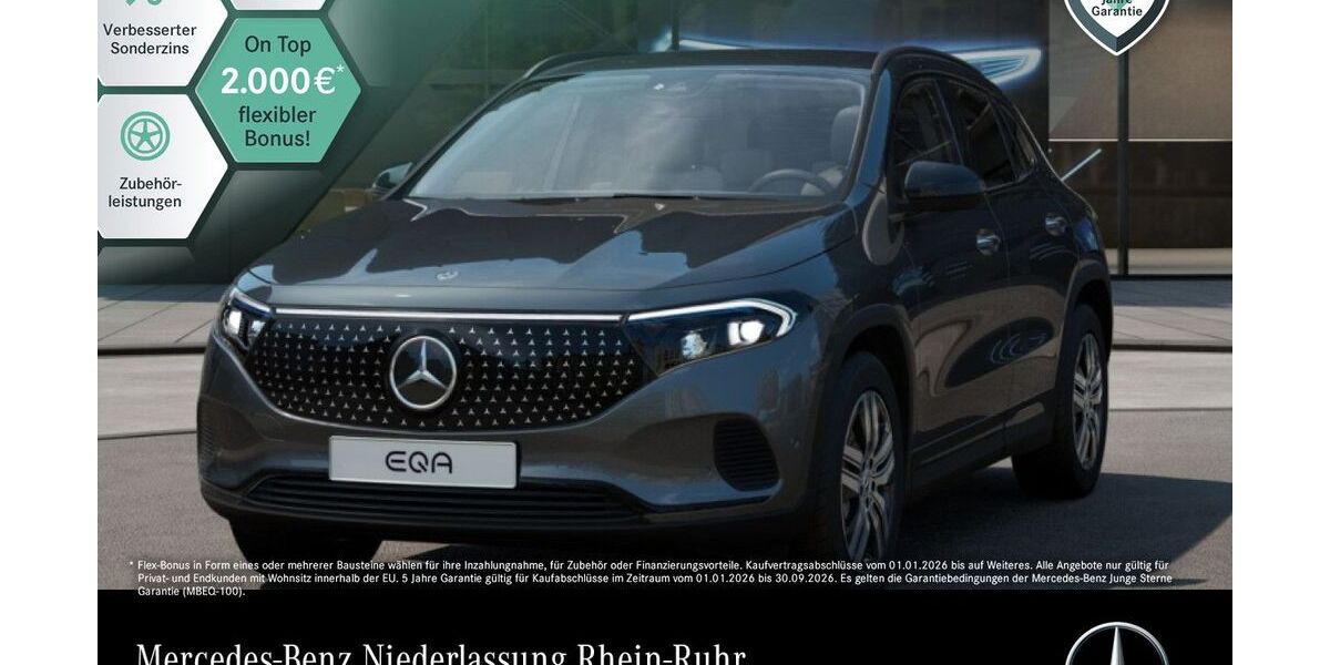 Mercedes-Benz EQA 7.395 km 38.890 &euro; Düsseldorf 40470