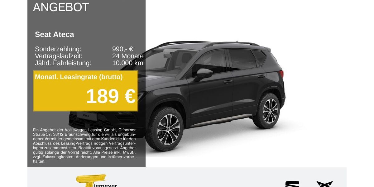 Seat Ateca 19.324 km 31.490 &euro; Duisburg 47059
