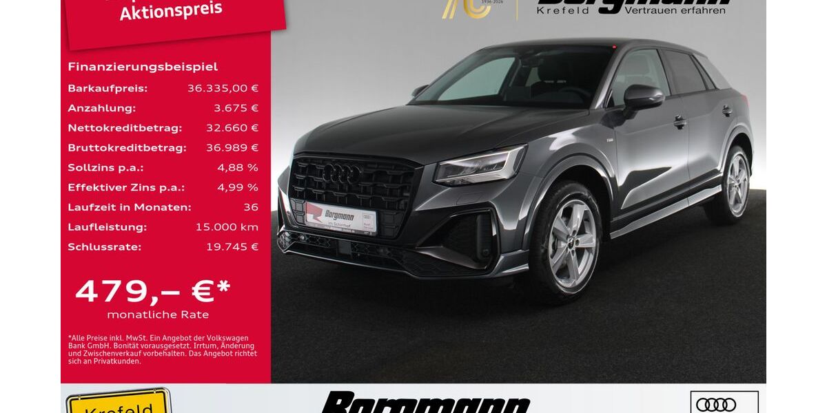 Audi Q2 1.013 km 34.996 &euro; Krefeld 47803