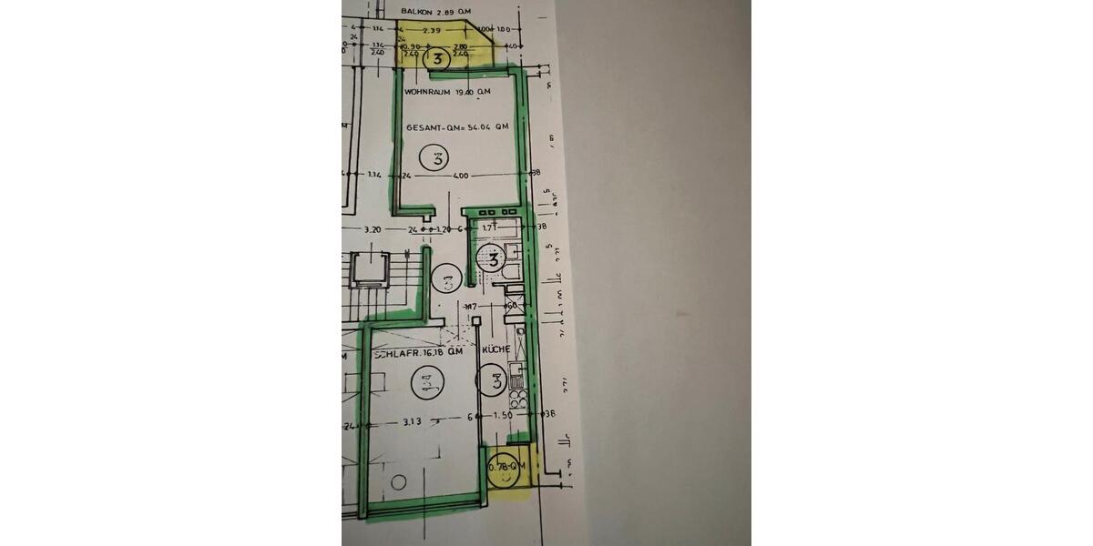 Etagenwohnung Düsseldorf Flingern Süd - 2 Zimmer, 55 m&sup2;, 1.050&euro; | Angebot:25981096