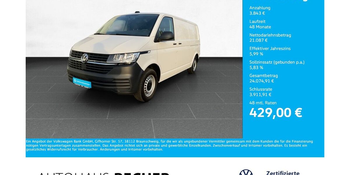 VW T6 Transporter 68.189 km 24.930 &euro; Wesel 46485