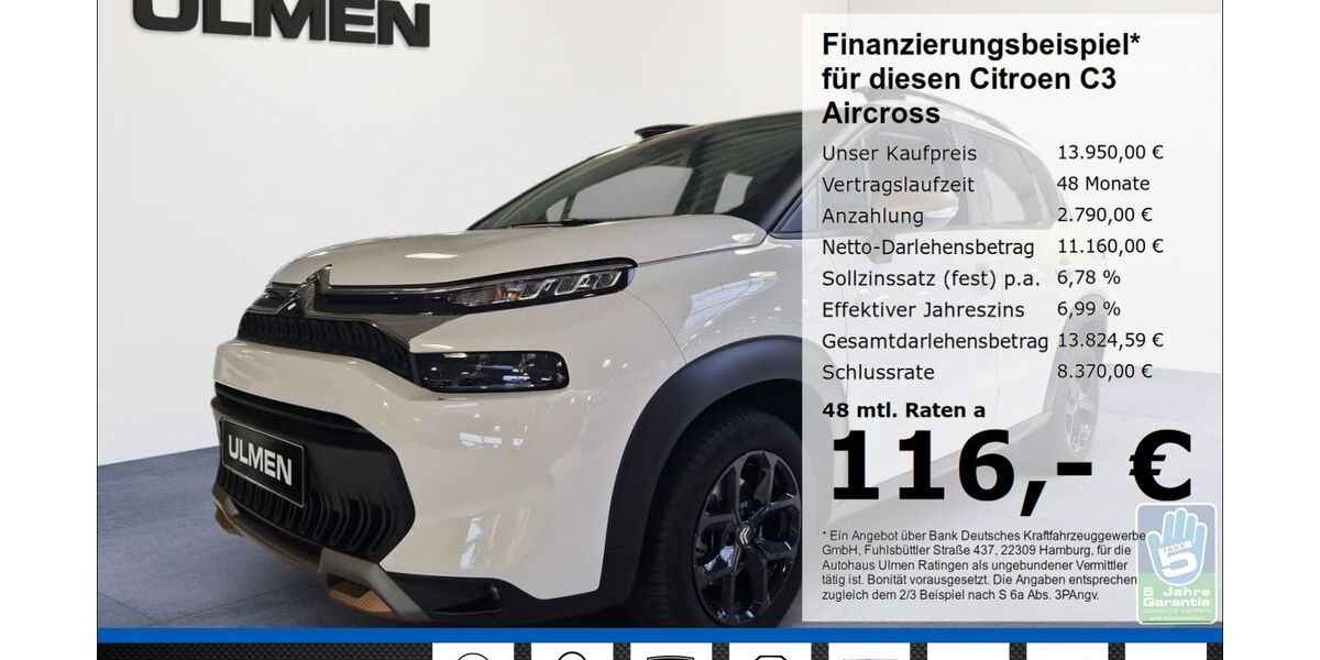 Citroen C3 Aircross 15.823 km 13.950 &euro; Ratingen 40880