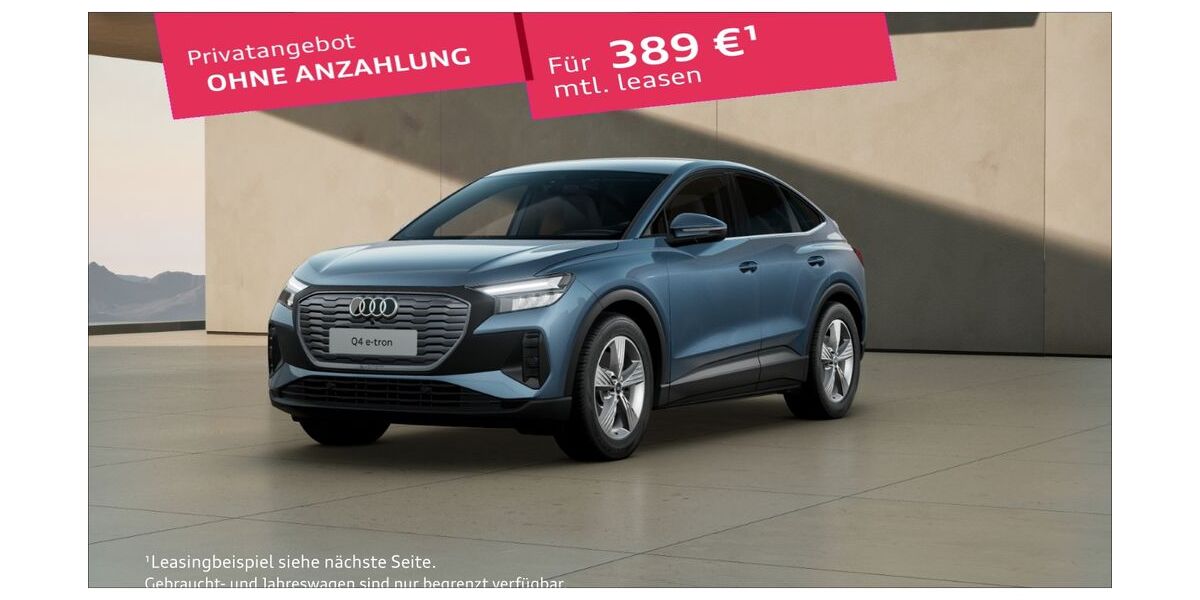 Audi Q4 e-tron 7.838 km 42.100 &euro; Mülheim a.d. Ruhr 45481