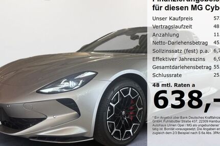 MG Cyberster 3.479 km 57.490 &euro; Düsseldorf 40231