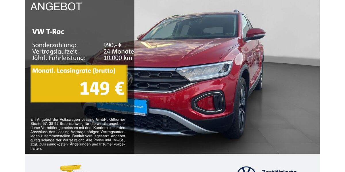 VW T-Roc 10.071 km 21.920 &euro; Duisburg 47059